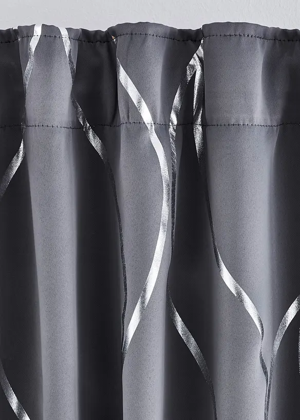 Rideau obscurcissant à imprimé brillant (1 pce), bonprix