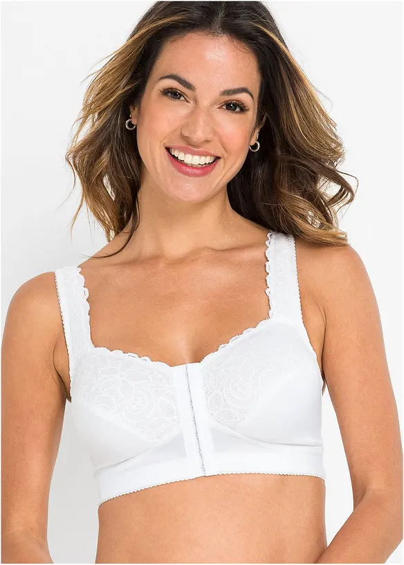Soutien-gorge grand maintien sans armatures, fermeture devant, bonprix
