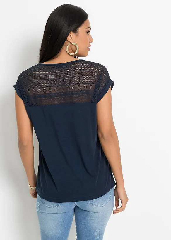 T-shirt doux en viscose extensible, bonprix