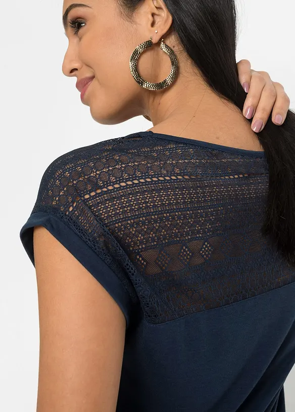 T-shirt doux en viscose extensible, bonprix