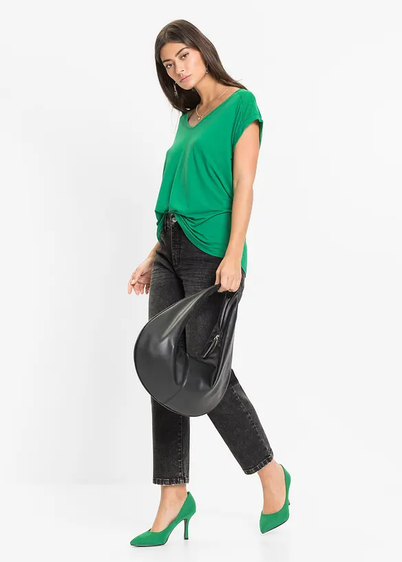 T-shirt doux en viscose extensible, bonprix