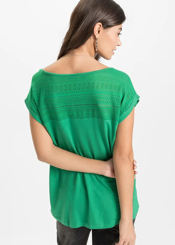 T-shirt doux en viscose extensible, bonprix