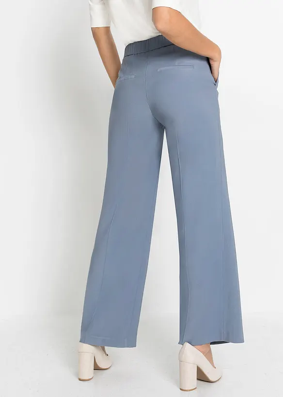 Pantalon large à pinces en viscose majoritaire, bonprix