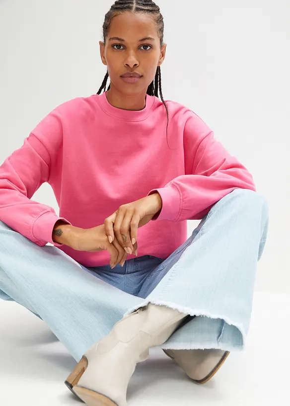 Jean large taille haute, bonprix