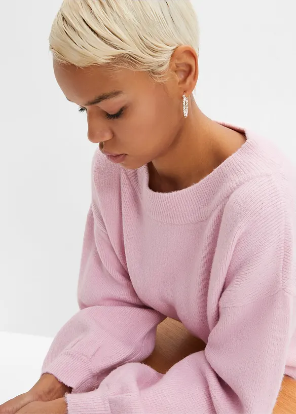 Pull &agrave; manches ballon, bonprix