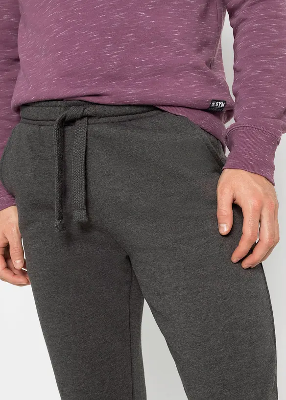 Pantalon de jogging à jambes droites, intérieur gratté doux, bonprix