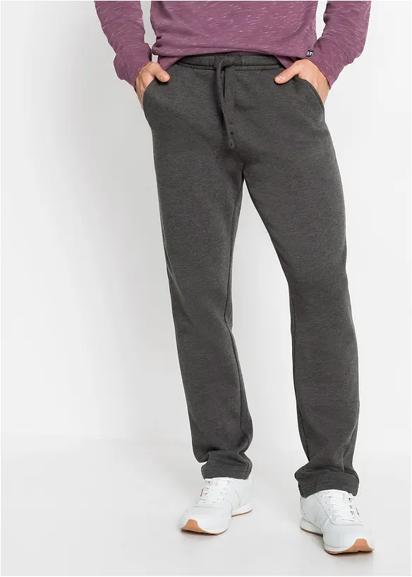 Pantalon de jogging à jambes droites, intérieur gratté doux, bonprix