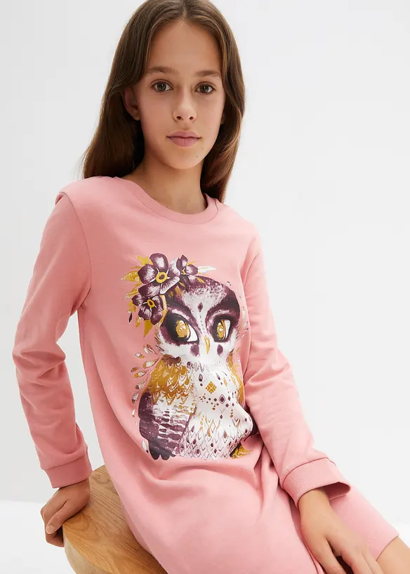 Robe sweat 100% coton, bonprix