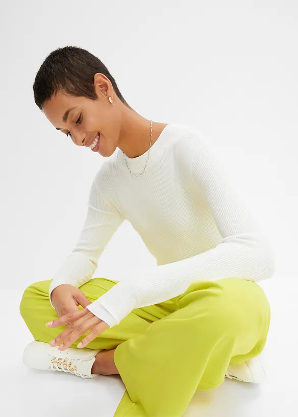 Pantalon à jambes larges, bonprix