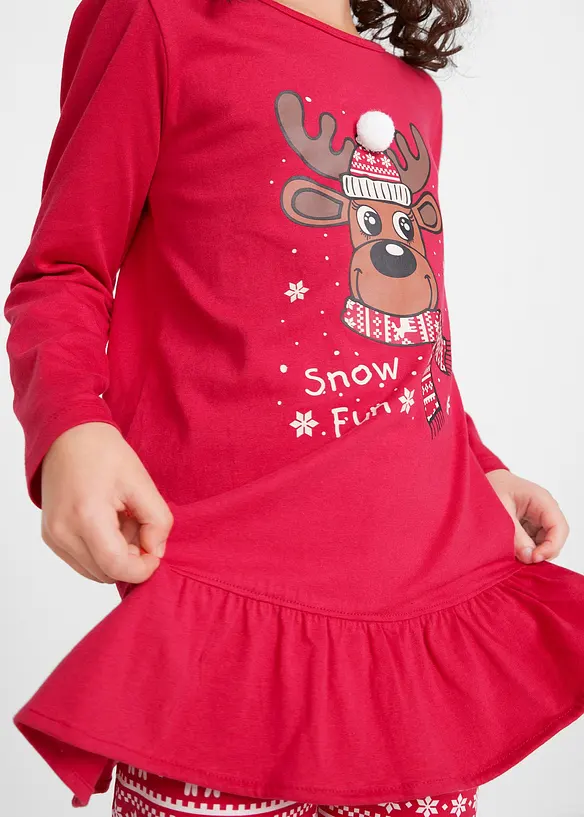 T-shirt manches longues + legging 100% coton (ens. 2 pces), bonprix