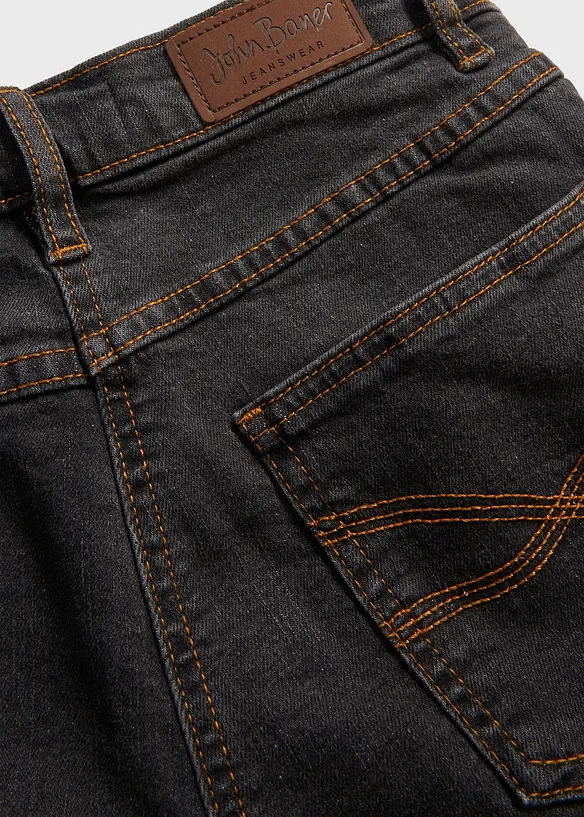 Jean bootcut taille haute, extensible, bonprix