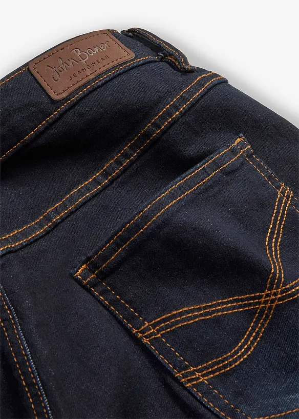 Jean bootcut taille mi-haute, sculptant, bonprix