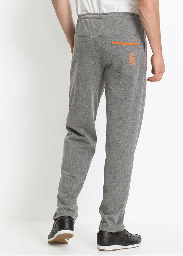Pantalon de jogging en coton avec poches zippées pratiques, bonprix