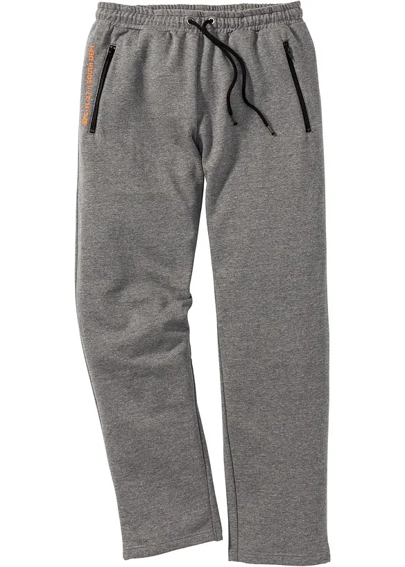 Pantalon de jogging en coton avec poches zippées pratiques, bonprix
