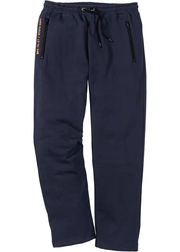 Pantalon de jogging en coton avec poches zippées pratiques, bonprix