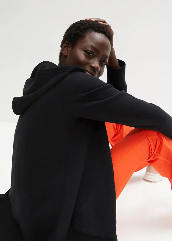 Gilet long en molleton, bonprix