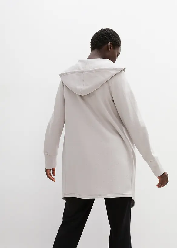 Gilet long en molleton, bonprix