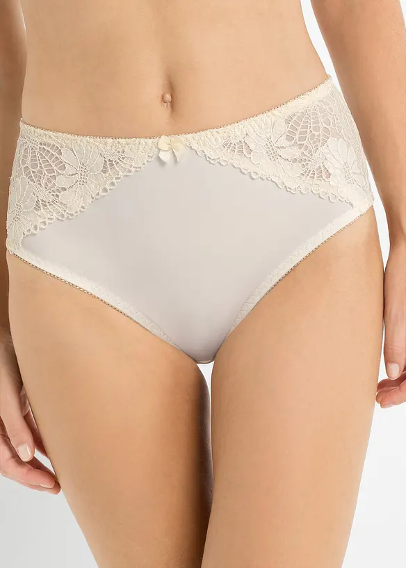Lot de 2 slips Maxi avec dentelle, bonprix