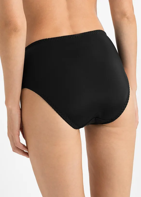 Lot de 2 slips Maxi avec dentelle, bonprix