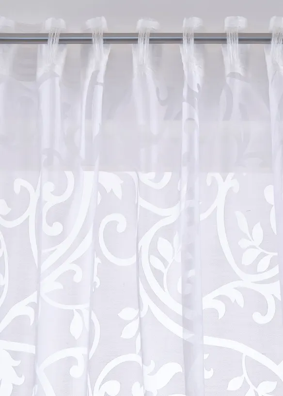 Voilage en dévoré à motif sarments (1 pce.), bonprix