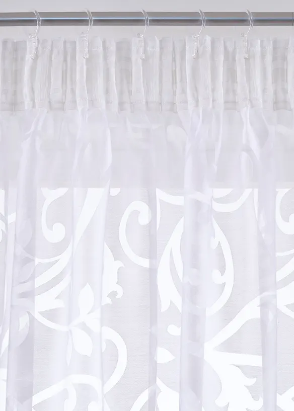 Voilage en dévoré à motif sarments (1 pce.), bonprix