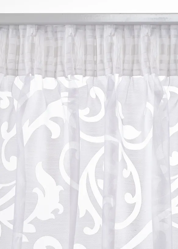 Voilage en dévoré à motif sarments (1 pce.), bonprix