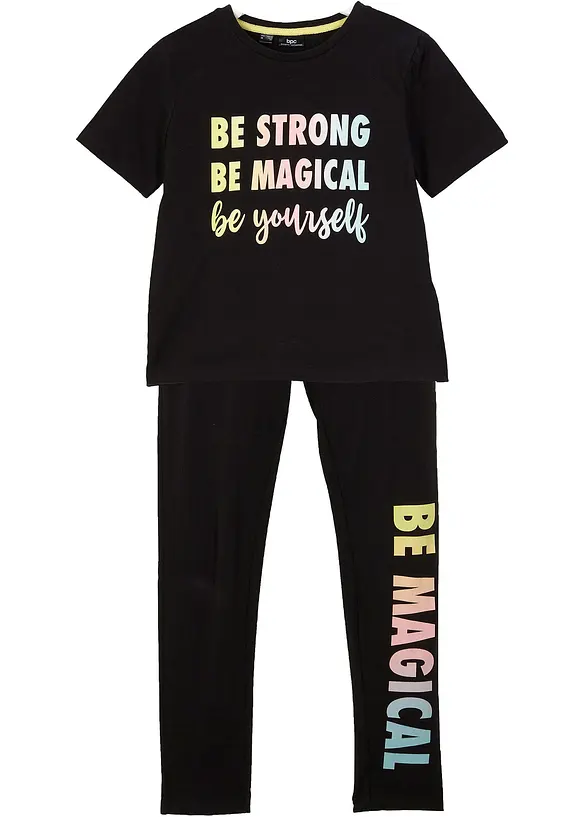 T-shirt + legging (ens. 2 pces.), bonprix