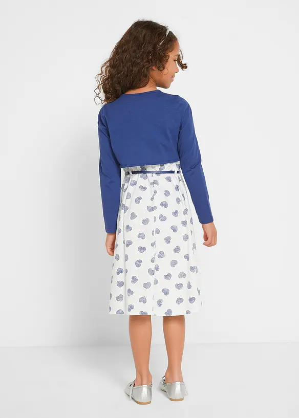 Robe fille, boléro, ceinture (ens. 3 pces), bonprix