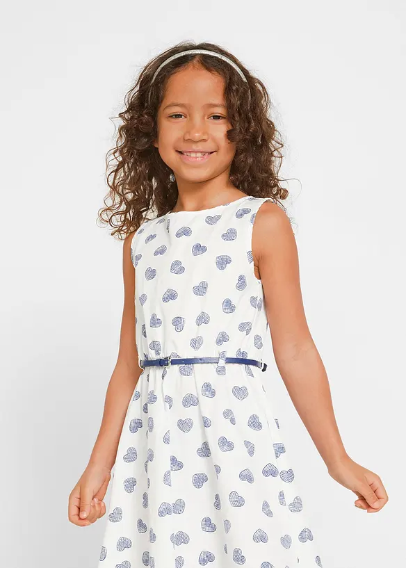 Robe fille, boléro, ceinture (ens. 3 pces), bonprix