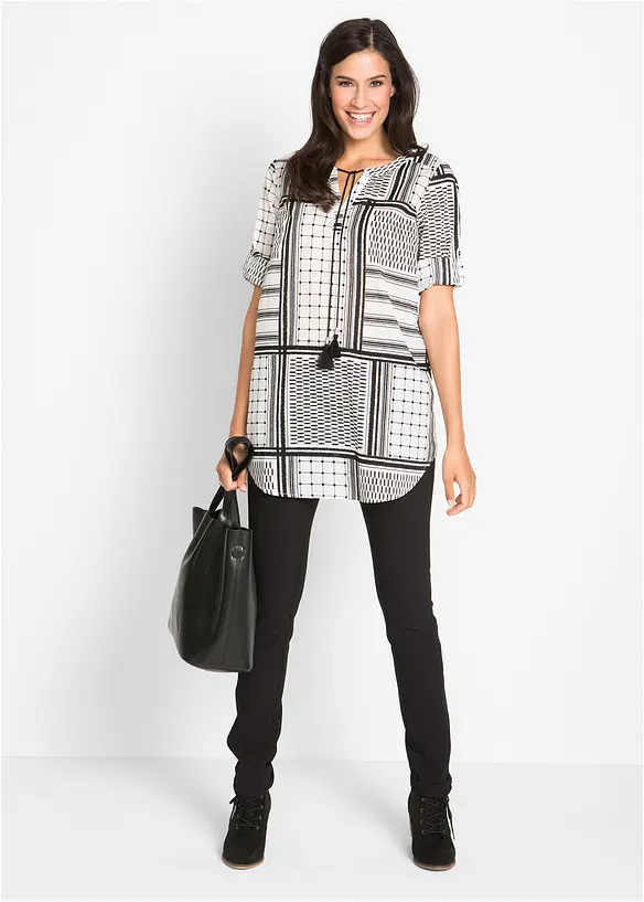 Tunique longue 100% coton, bonprix