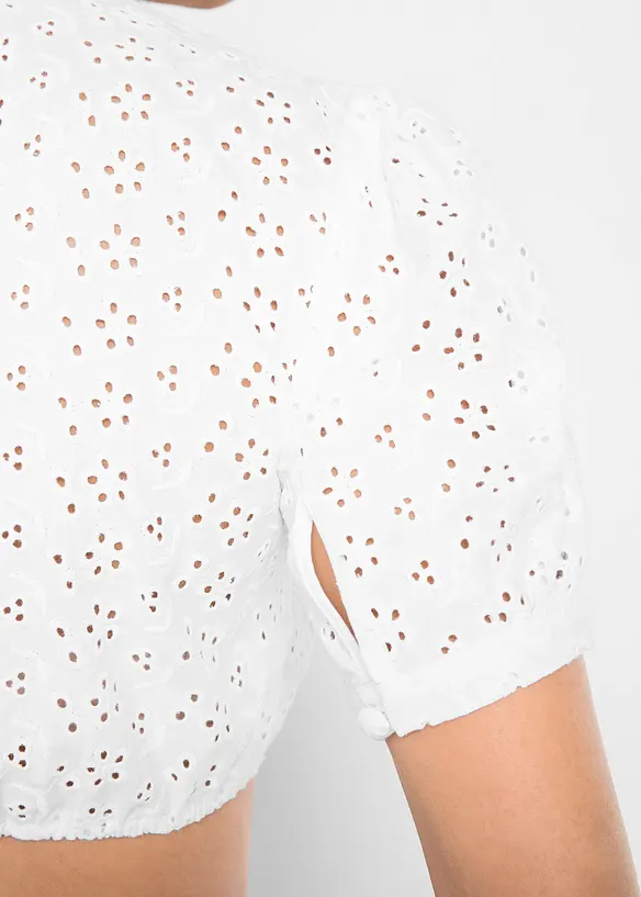 Blouse de Dirndl en broderie anglaise, bonprix