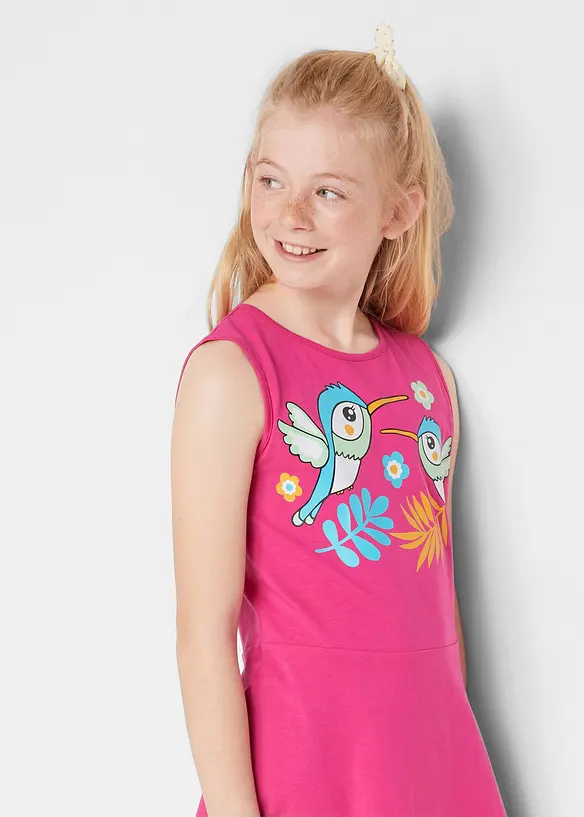 Lot de 3 robes en jersey 100% coton, bonprix