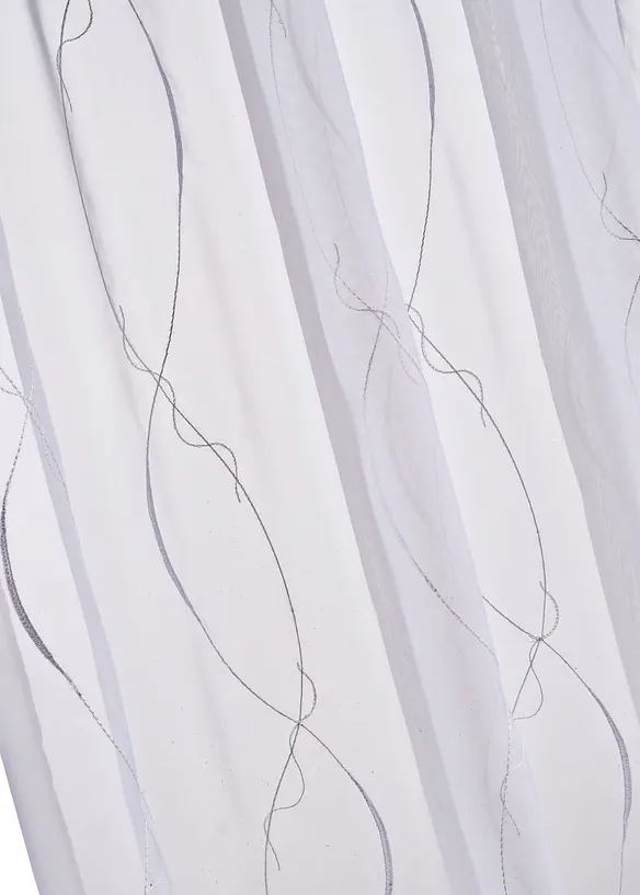 Voilage à broderie avec polyester recyclé, bonprix