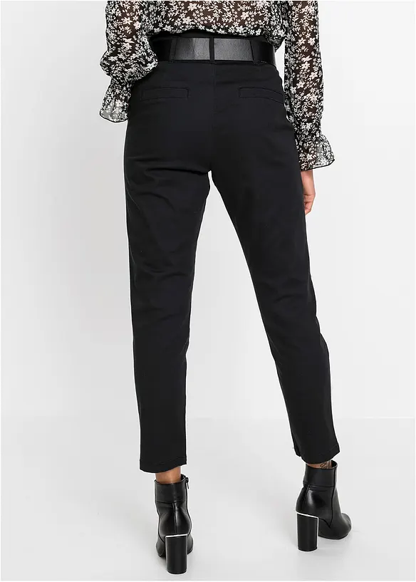 Pantalon à pinces en coton, bonprix