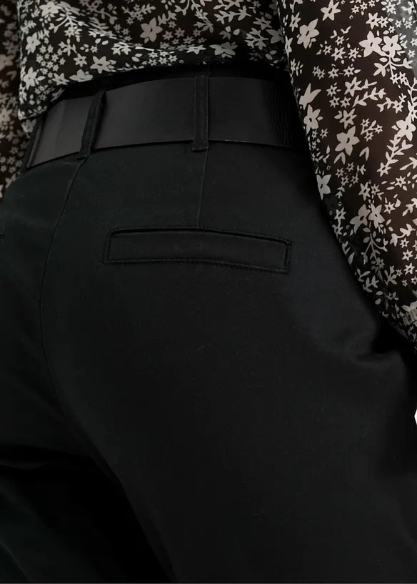 Pantalon à pinces en coton, bonprix