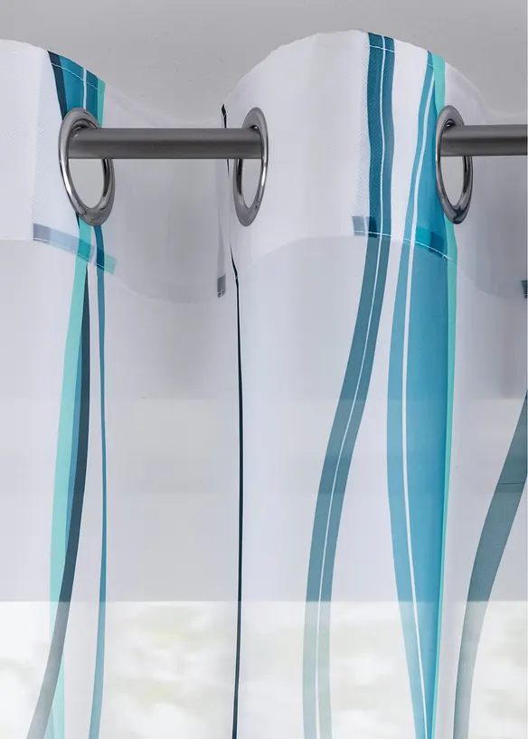 Voilage avec imprimé vague (1 pce), bonprix