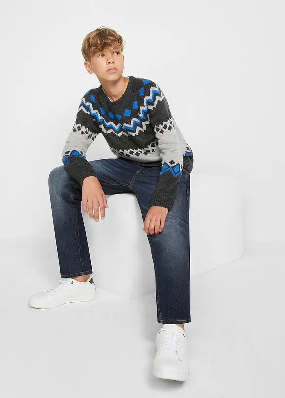 Jean thermique droit et slim avec doublure polaire, bonprix