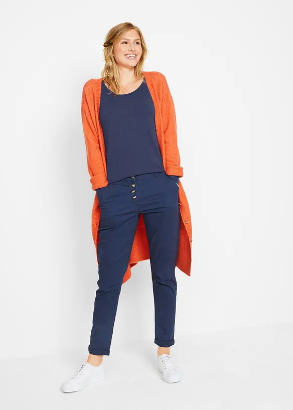 T-shirt manches longues pr&egrave;s du corps, bonprix