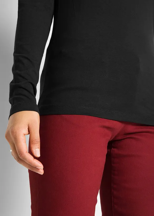 T-shirt manches longues près du corps, bonprix