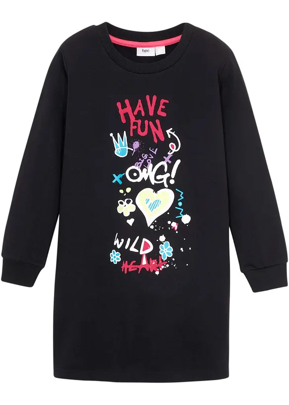 Robe en molleton 100% coton, bonprix