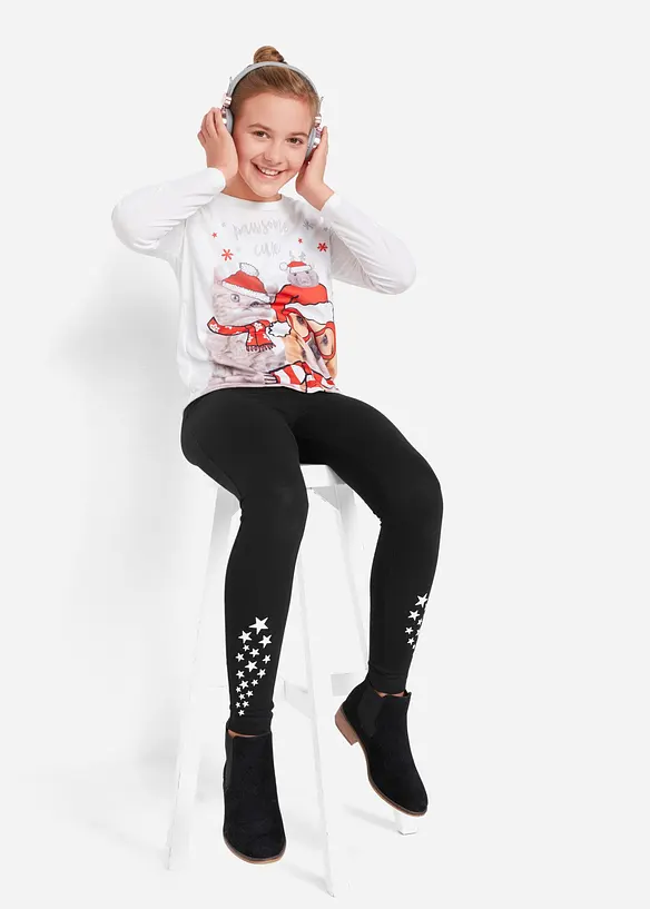 Legging en coton extensible, bonprix