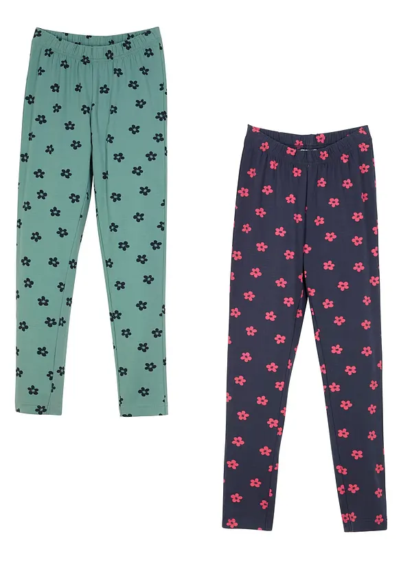 Lot de 2 leggings, bonprix