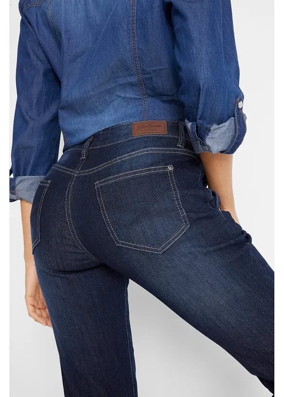 Jean boyfriend taille mi-haute, extensible et confortable, bonprix