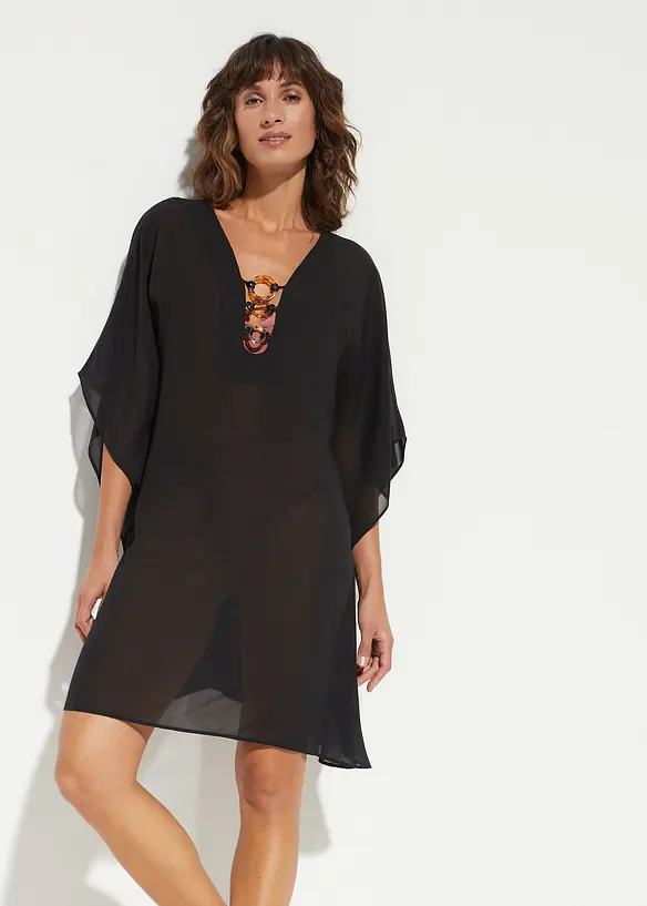 Tunique de plage en mousseline légère, bonprix