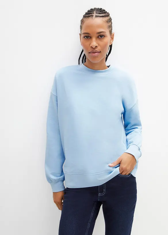 Sweat-shirt oversize 100% coton, bonprix