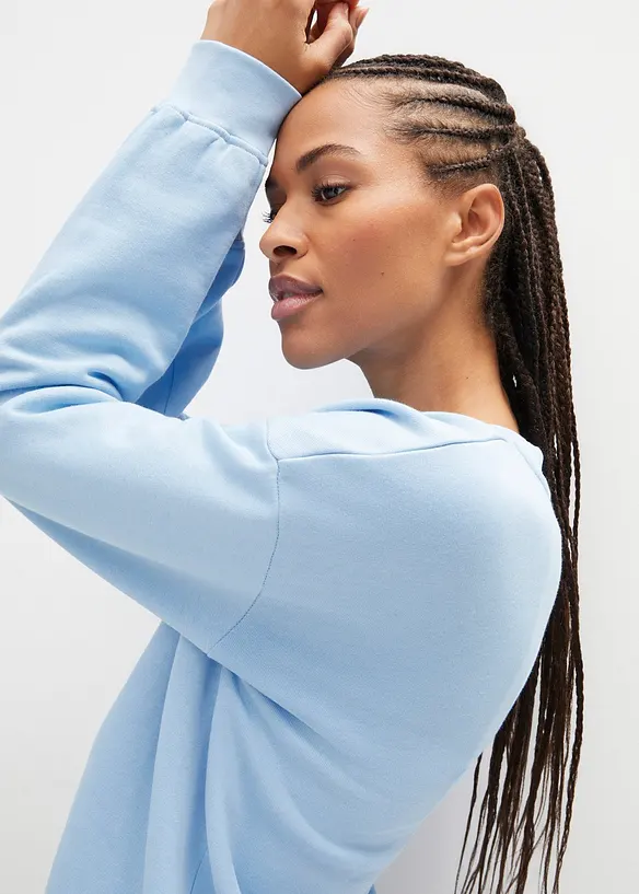 Sweat-shirt oversize 100% coton, bonprix