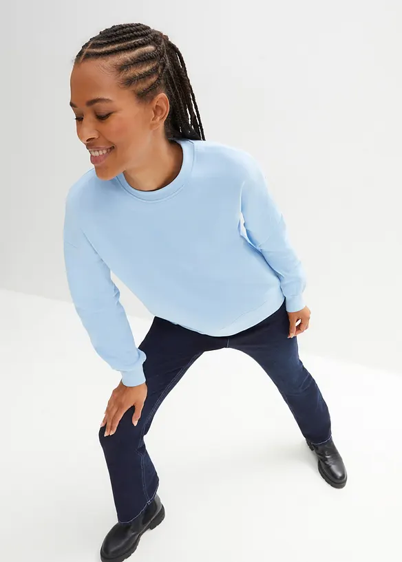 Sweat-shirt oversize 100% coton, bonprix