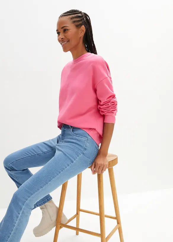 Sweat-shirt oversize 100% coton, bonprix