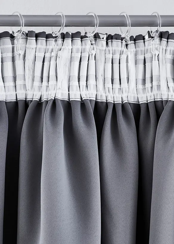 Rideau obscurcissant à imprimé brillant (1 pce), bonprix