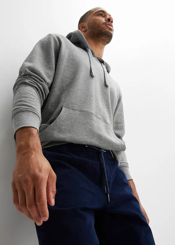 Pantalon jogger Regular en velours côtelé, droit, bonprix